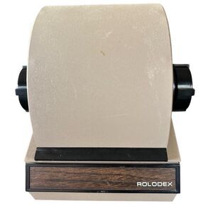 Rolodex Model 2254D Metal Address Card File No Cards No Key